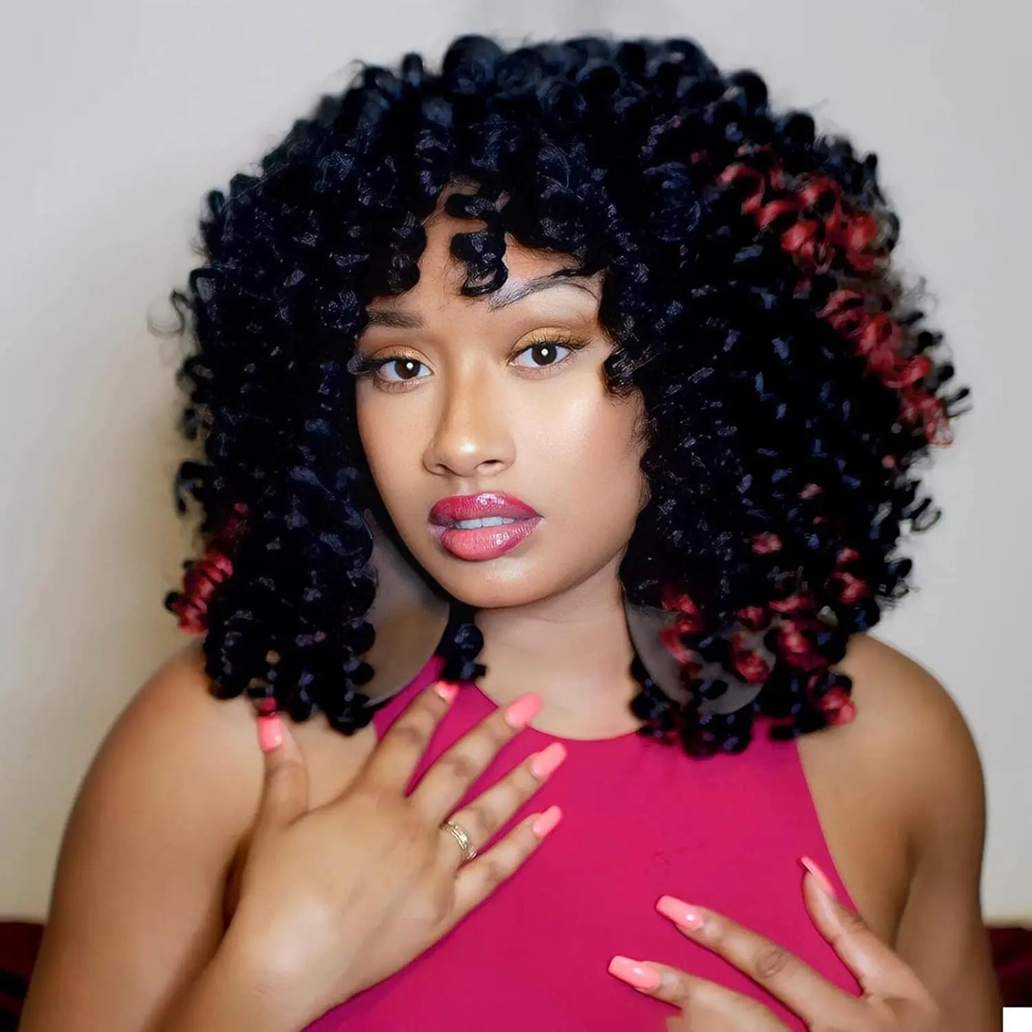 ( US ONLY) FAST SHIPPING WC | Toyotress® Wand Curl Crochet Hair - 6 Packs Jet Black Jamaican Bounce Crochet Hair, Short Bob Curly Crochet Braids Bouncy Curls Synthetic Braiding Hair Extensions Toyotress